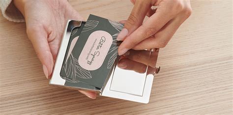 vistaprint metallic business card holder|vistaprint engraved business card holder.